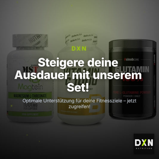 Ausdauer-Set: MST Magnesium + BioTech Vitamin + Sinob Core – Clean Showcase Plus