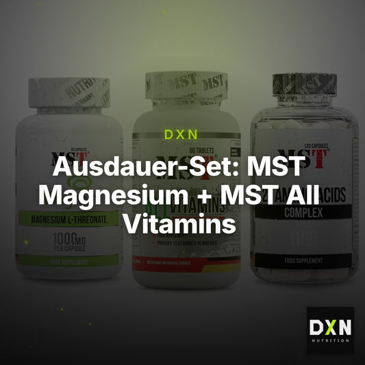 Ausdauer-Set: MST Magnesium + MST All Vitamins + MST 21 Amino – Clean Showcase Plus