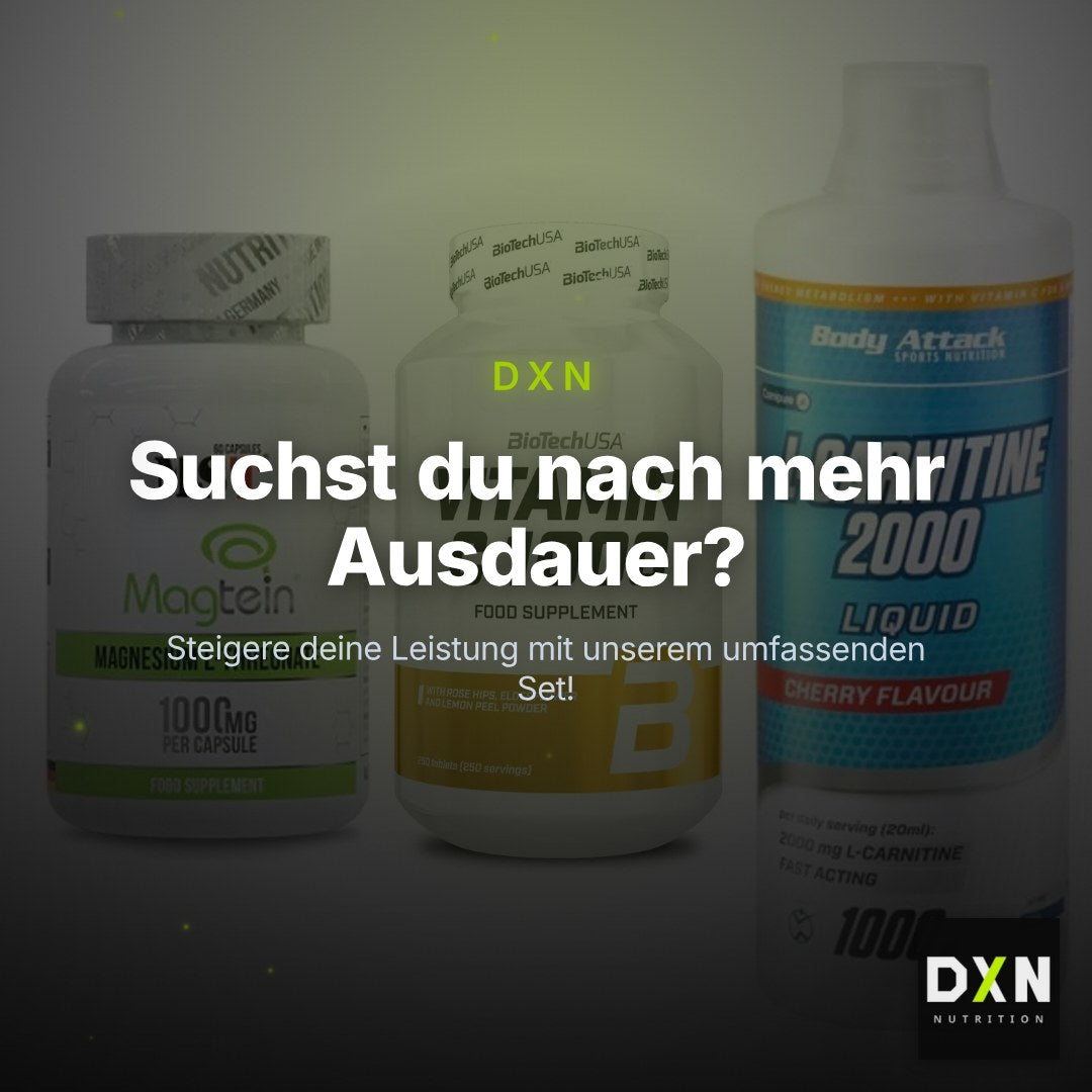 Ausdauer-Set: MST Magnesium + BioTech Vitamin + Body Attack – Clean Showcase Plus