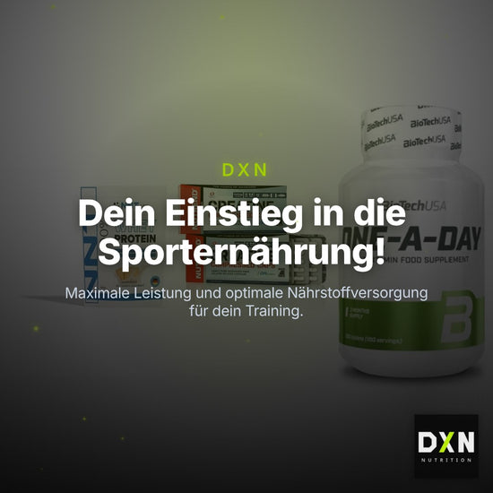 Einsteiger-Set: NNT Whey + Nutrend Creatine + BioTech One A – Clean Showcase Plus