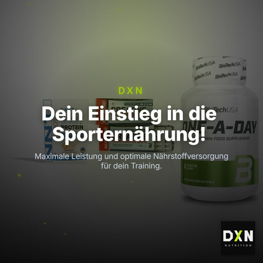 Einsteiger-Set: NNT Whey + Nutrend Creatine + BioTech One A – Clean Showcase Plus
