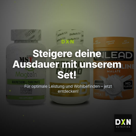 Ausdauer-Set: MST Magnesium + BioTech Vitamin + INLEAD L-Citrull – Clean Showcase Plus