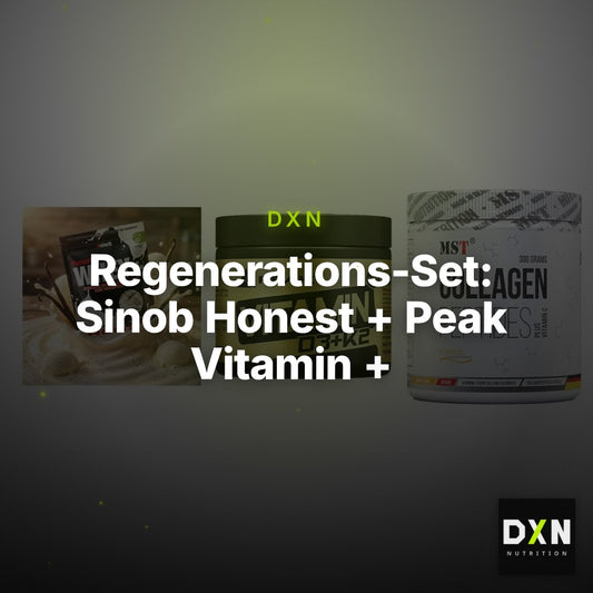 Regenerations-Set: Sinob Honest + Peak Vitamin + MST Collagen – Clean Showcase Plus