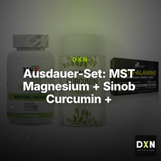 Ausdauer-Set: MST Magnesium + Sinob Curcumin + Olimp Beta-Alani – Clean Showcase Plus