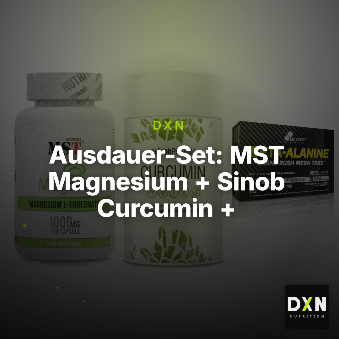 Ausdauer-Set: MST Magnesium + Sinob Curcumin + Olimp Beta-Alani – Clean Showcase Plus