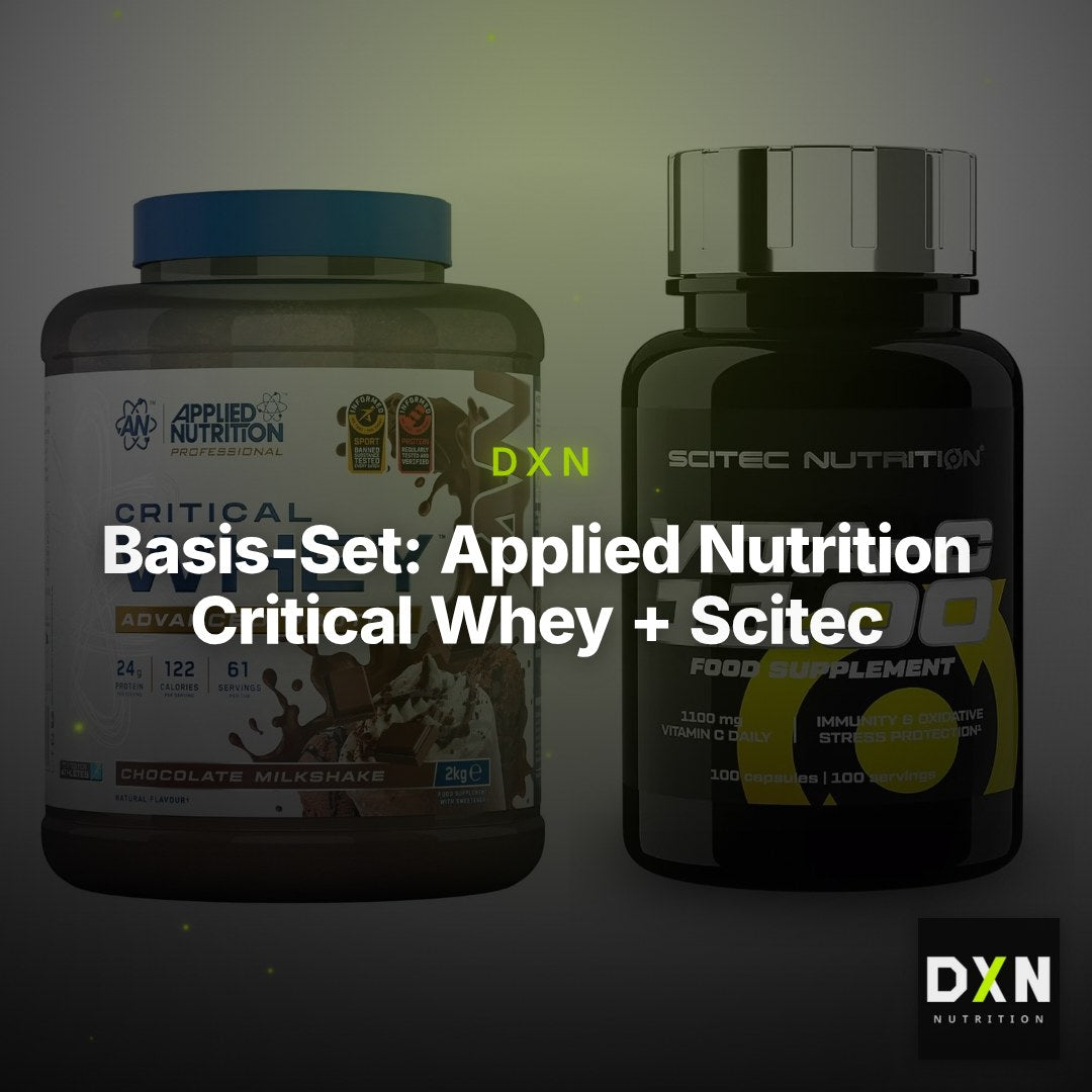 Basis-Set: Applied Nutrition Critical Whey + Scitec Vitamin C 1100 – Clean Showcase Plus