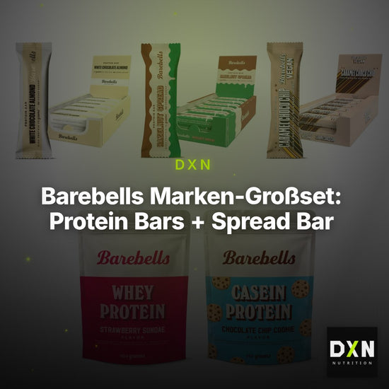 Barebells Marken-Großset: Protein Bars + Spread Bar + 3 weitere – Clean Showcase Plus