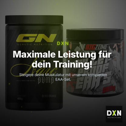 Trainings-Set: GN Narc Pump + Big Zone Bulletproof EAA's – Clean Showcase Plus