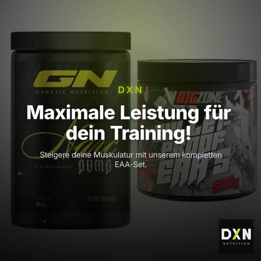 Trainings-Set: GN Narc Pump + Big Zone Bulletproof EAA's – Clean Showcase Plus
