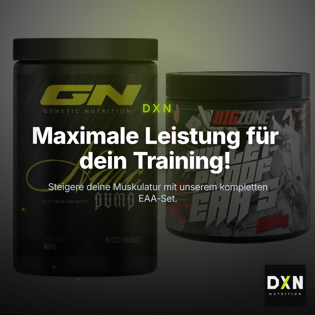 Trainings-Set: GN Narc Pump + Big Zone Bulletproof EAA's – Clean Showcase Plus