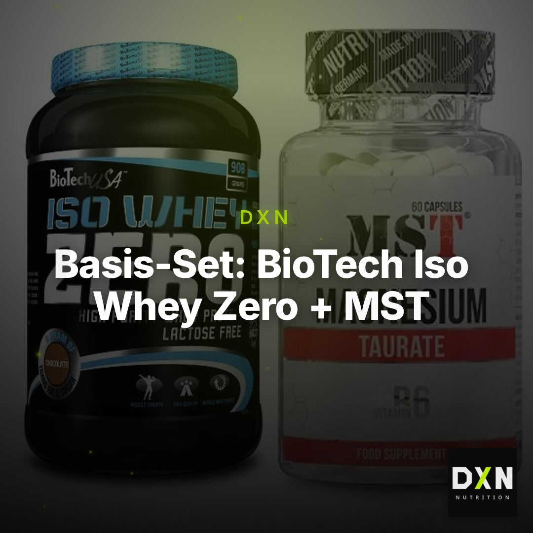 Basis-Set: BioTech Iso Whey Zero + MST Magnesium Taurat – Clean Showcase Plus