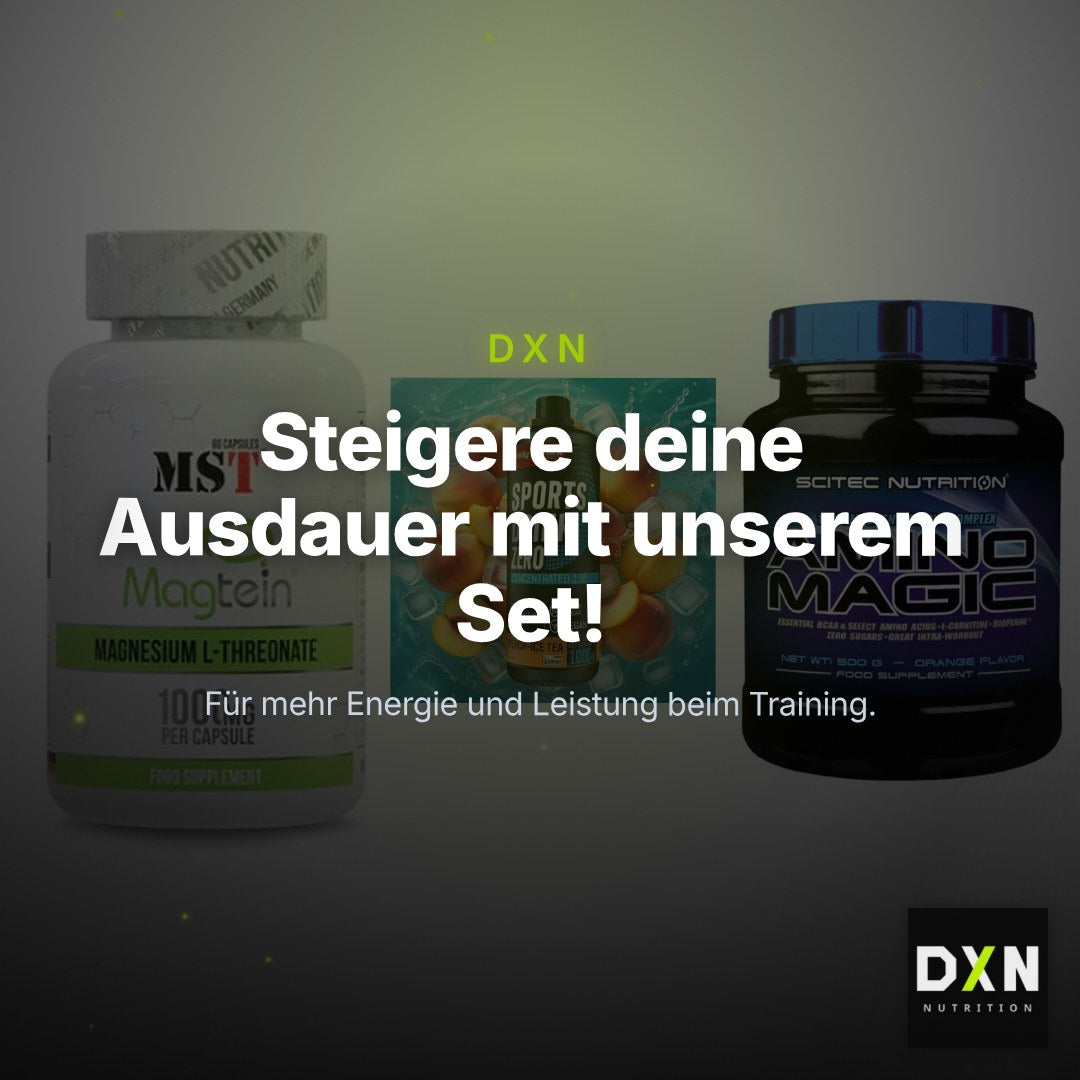 Ausdauer-Set: MST Magnesium + Body Attack + Scitec Amino – Clean Showcase Plus
