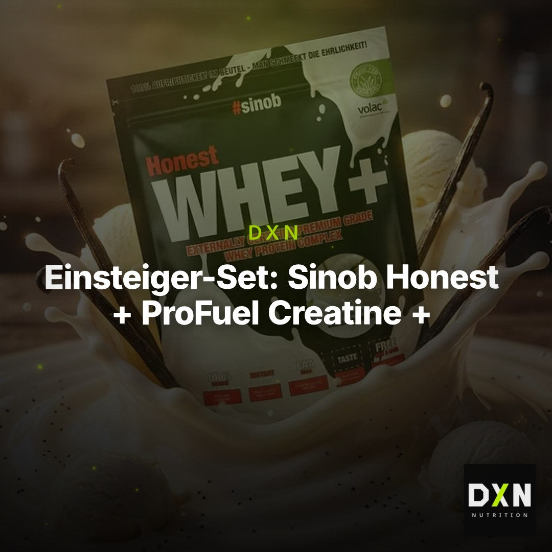 Einsteiger-Set: Sinob Honest + ProFuel Creatine + Peak Vitamin – Clean Showcase Plus