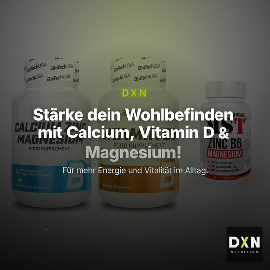 Calcium, Vitamin D & Magnesium: BioTech Calcium Zinc + 2 weitere – Clean Showcase Plus