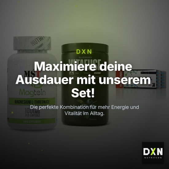 Ausdauer-Set: MST Magnesium + Big Zone Vitafus + Nutrend Multimin – Clean Showcase Plus
