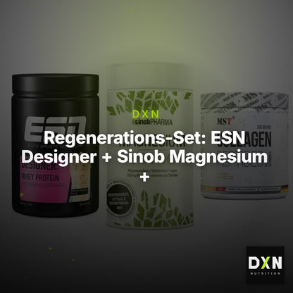 Regenerations-Set: ESN Designer + Sinob Magnesium + MST Collagen – Clean Showcase Plus