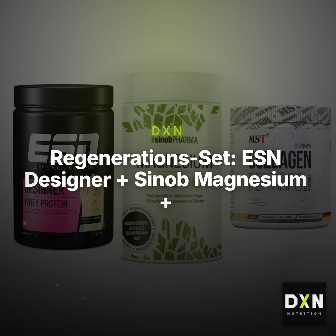 Regenerations-Set: ESN Designer + Sinob Magnesium + MST Collagen – Clean Showcase Plus