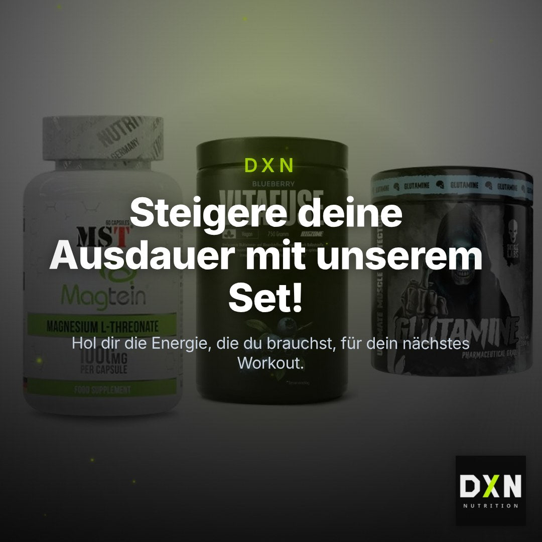 Ausdauer-Set: MST Magnesium + Big Zone Vitafus + Skull Labs – Clean Showcase Plus