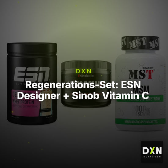 Regenerations-Set: ESN Designer + Sinob Vitamin C + MST MSM 2000 / – Clean Showcase Plus