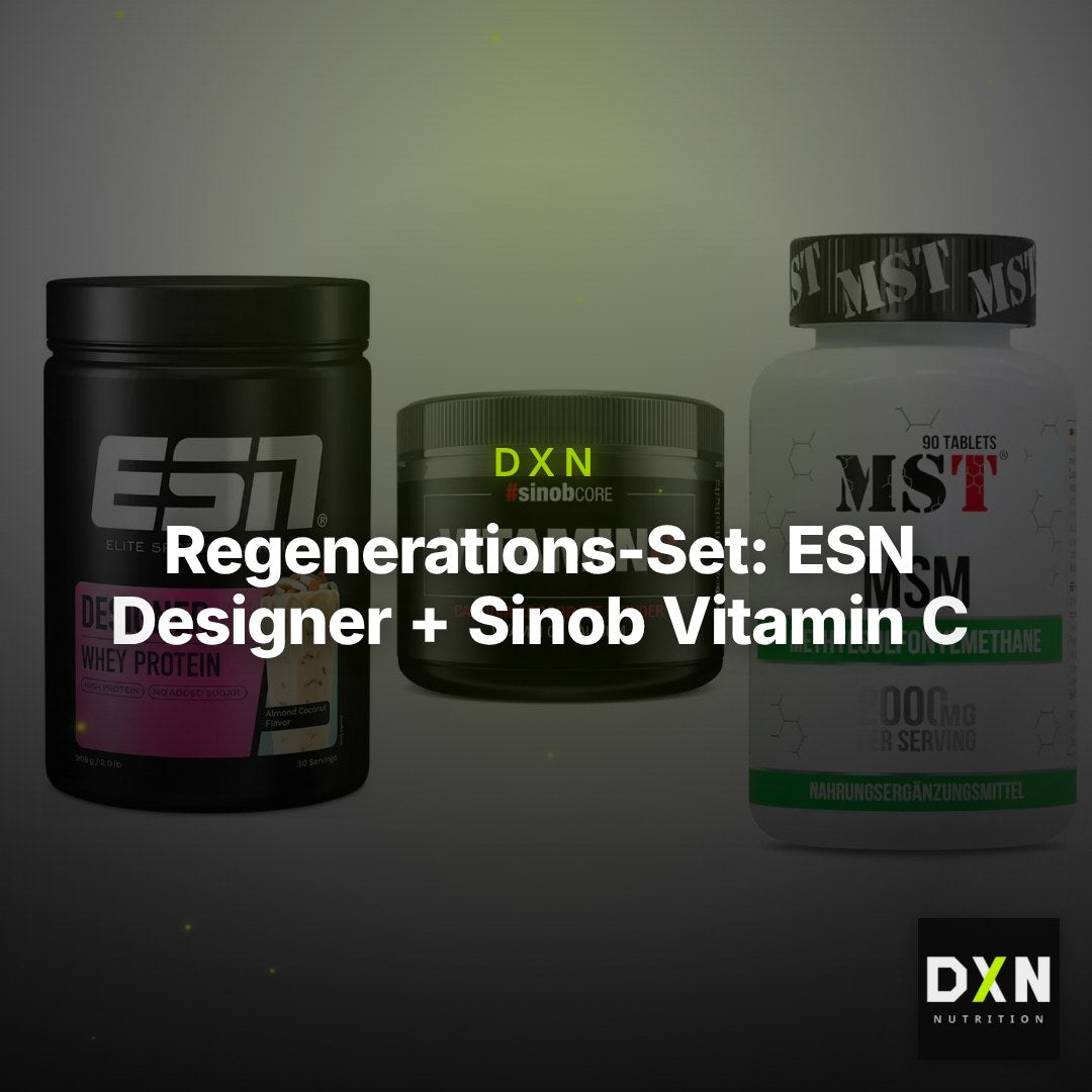 Regenerations-Set: ESN Designer + Sinob Vitamin C + MST MSM 2000 / – Clean Showcase Plus