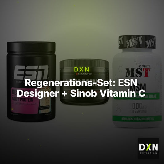 Regenerations-Set: ESN Designer + Sinob Vitamin C + MST MSM 2000 / – Clean Showcase Plus