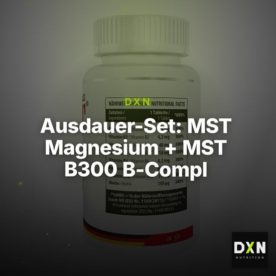 Ausdauer-Set: MST Magnesium + MST B300 B-Compl + Kevin Levrone – Clean Showcase Plus