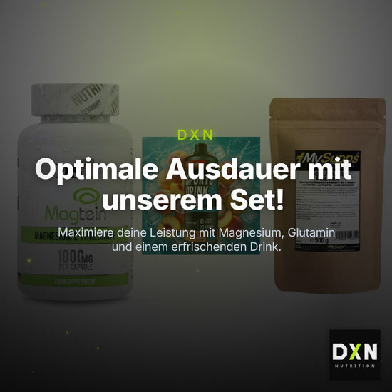Ausdauer-Set: MST Magnesium + Body Attack + MySupps Glutamin – Clean Showcase Plus