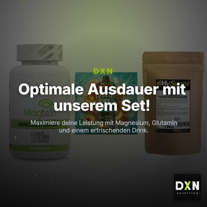 Ausdauer-Set: MST Magnesium + Body Attack + MySupps Glutamin – Clean Showcase Plus