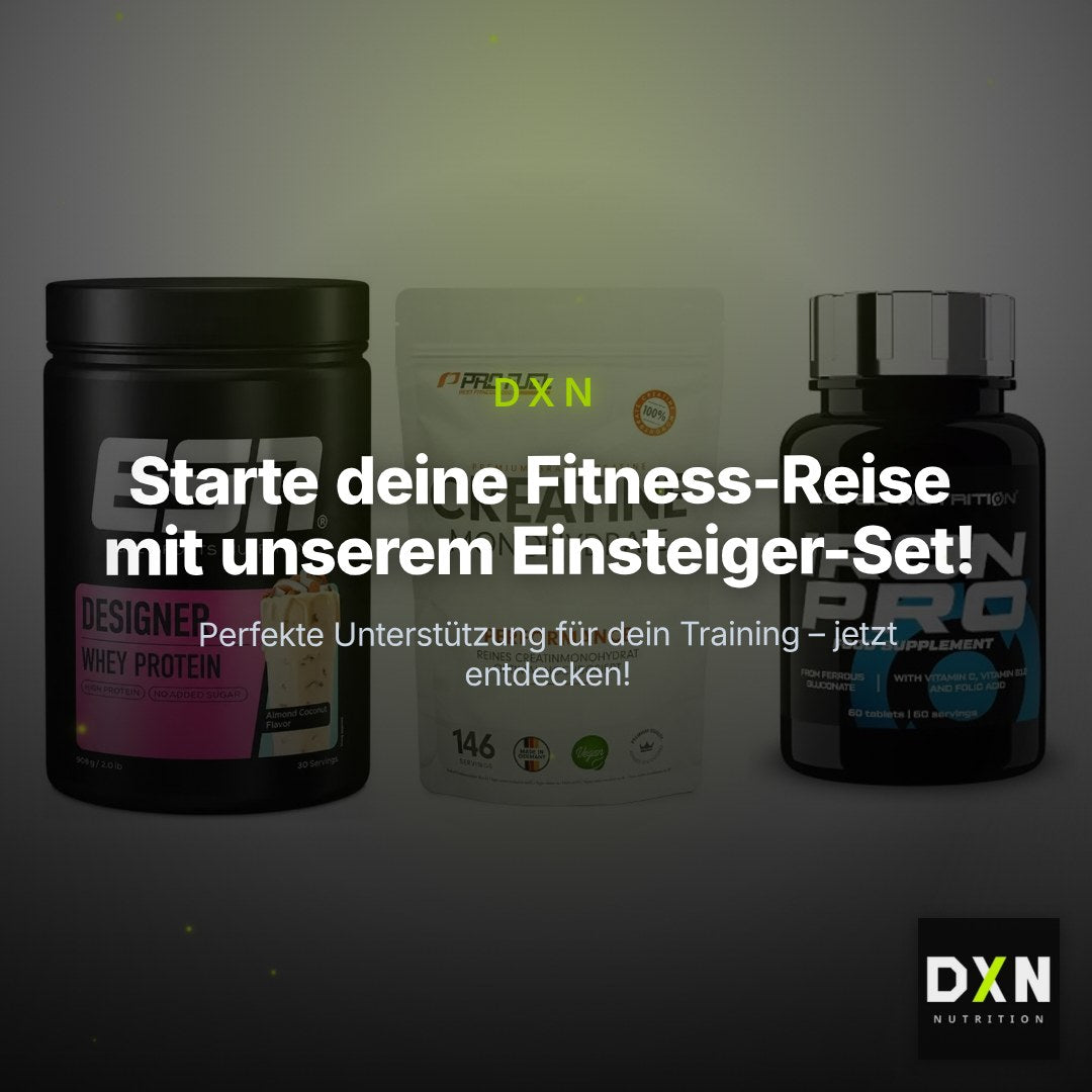 Einsteiger-Set: ESN Designer + ProFuel Creatine + Scitec Iron Pro – Clean Showcase Plus