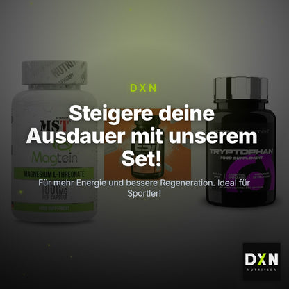Ausdauer-Set: MST Magnesium + ESN Zinc + Scitec Tryptopha – Clean Showcase Plus