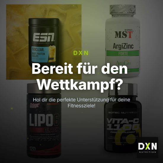 Wettkampfvorbereitung: ESN ISOCLEAR + MST ArgiZinc + 2 weitere – Clean Showcase Plus
