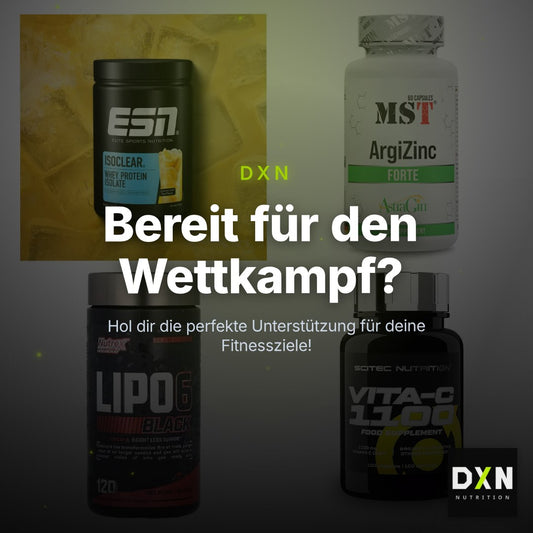 Wettkampfvorbereitung: ESN ISOCLEAR + MST ArgiZinc + 2 weitere – Clean Showcase Plus