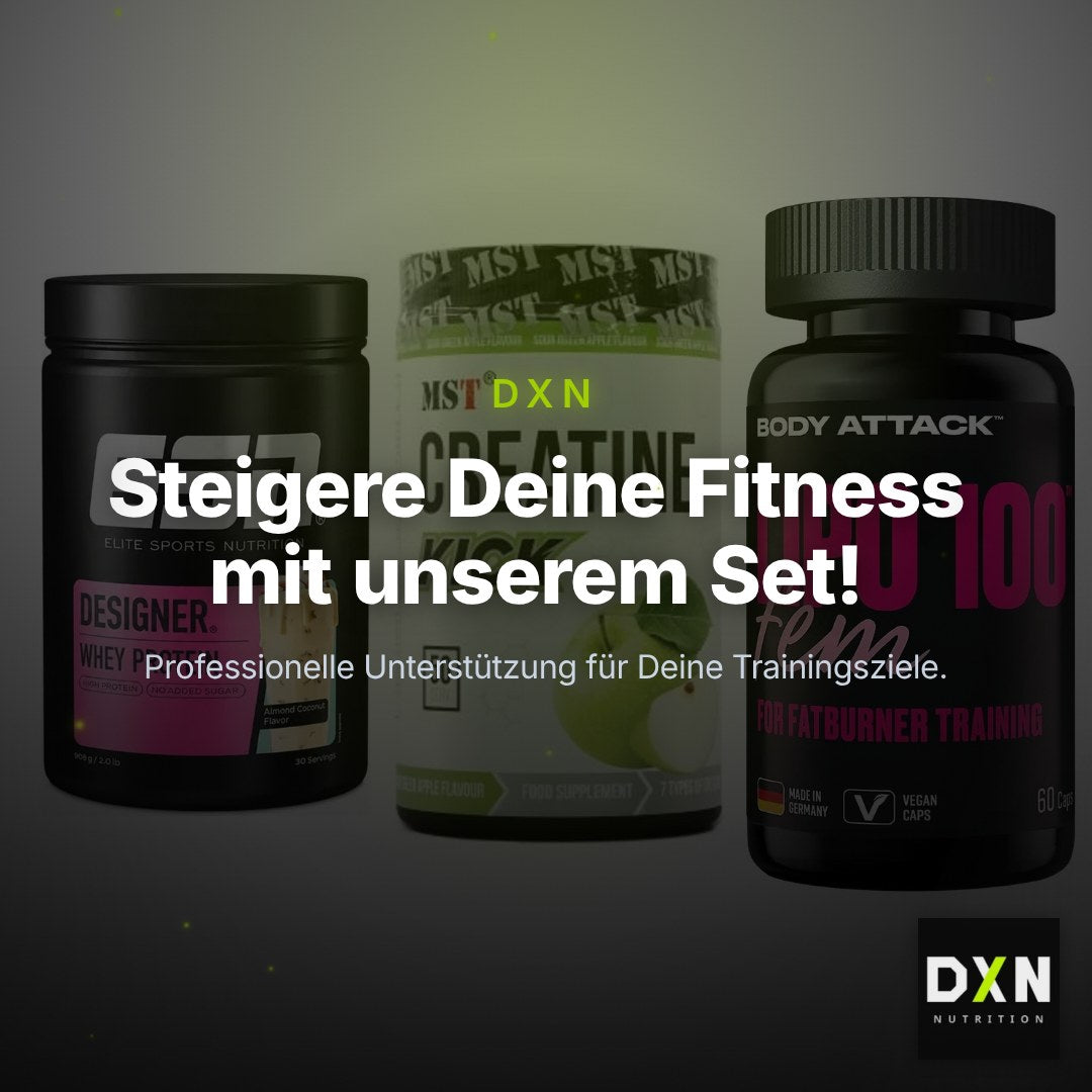 Definitionsphase-Set: ESN Designer + MST Creatine + Body Attack – Clean Showcase Plus
