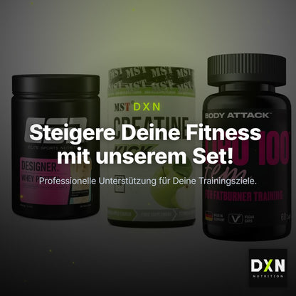 Definitionsphase-Set: ESN Designer + MST Creatine + Body Attack – Clean Showcase Plus