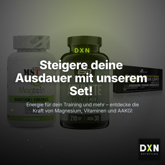 Ausdauer-Set: MST Magnesium + ESN Athlete + Olimp AAKG – Clean Showcase Plus