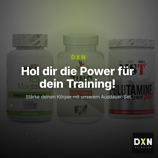 Ausdauer-Set: MST Magnesium + #GYMJUICE ZINC + MST Glutamine – Clean Showcase Plus