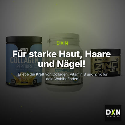 Haut, Haare & Nägel: ESN Collagen + NNT Vitamin B + Peak Zink – Clean Showcase Plus