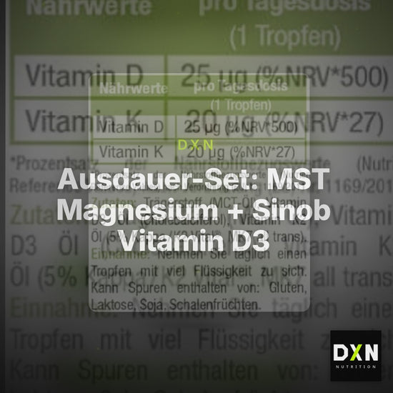 Ausdauer-Set: MST Magnesium + Sinob Vitamin D3 + ESN Ultrapure – Clean Showcase Plus