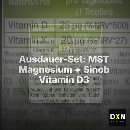 Ausdauer-Set: MST Magnesium + Sinob Vitamin D3 + ESN Ultrapure – Clean Showcase Plus