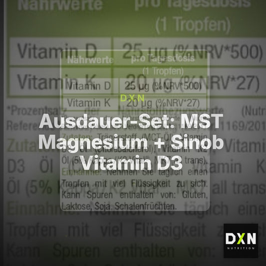 Ausdauer-Set: MST Magnesium + Sinob Vitamin D3 + ESN Ultrapure – Clean Showcase Plus