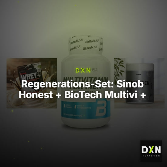 Regenerations-Set: Sinob Honest + BioTech Multivi + Sinob Kollagen – Clean Showcase Plus