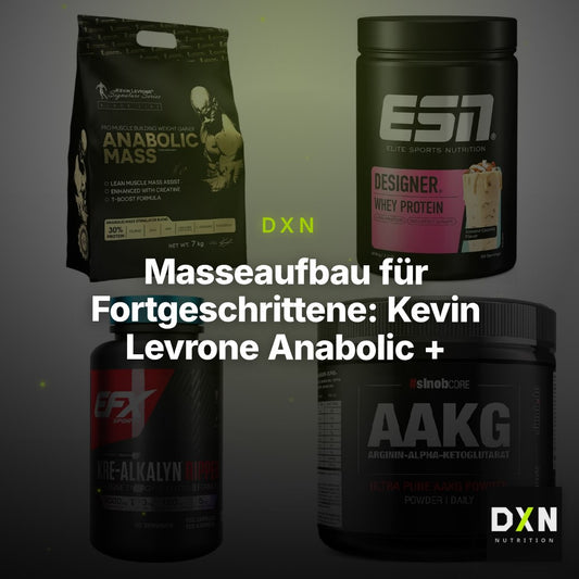 Masseaufbau für Fortgeschrittene: Kevin Levrone Anabolic + 3 weitere – Clean Showcase Plus