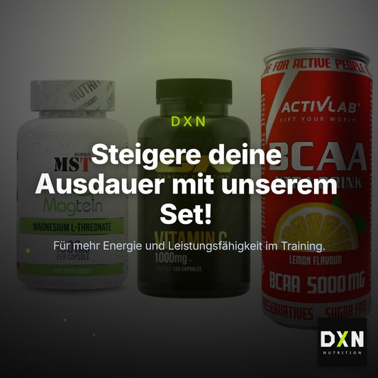 Ausdauer-Set: MST Magnesium + GN Vitamin C + Activlab BCAA – Clean Showcase Plus