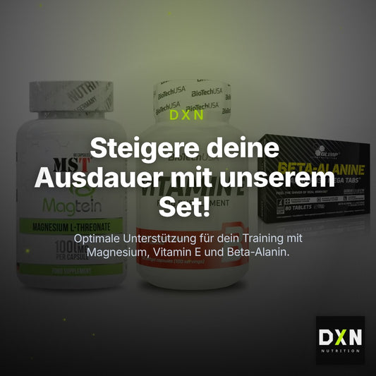 Ausdauer-Set: MST Magnesium + BioTech Vitamin + Olimp Beta-Alani – Clean Showcase Plus