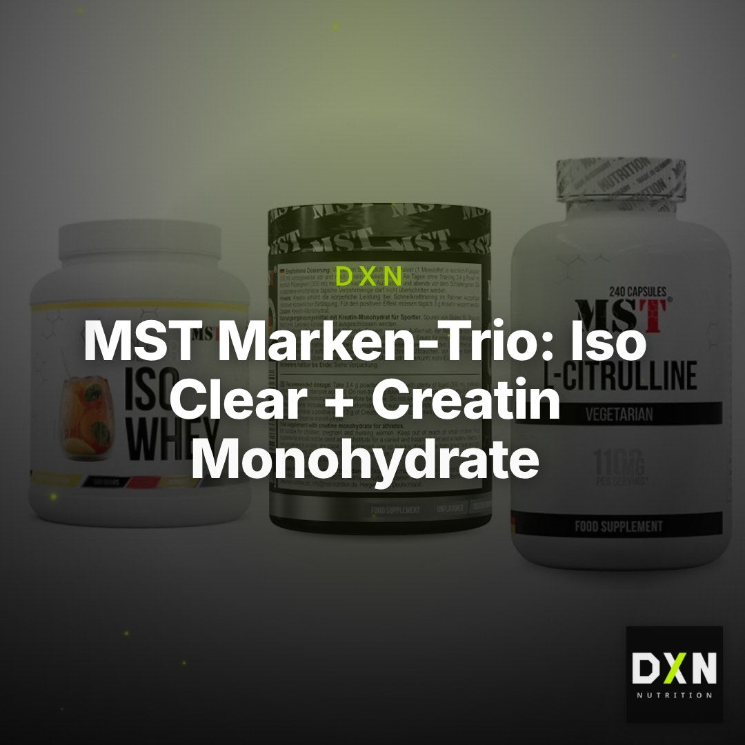 MST Marken-Trio: Iso Clear + Creatin Monohydrate + Citrulline – Clean Showcase Plus