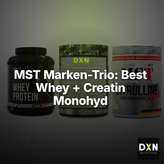 MST Marken-Trio: Best Whey + Creatin Monohyd + Citrulline – Clean Showcase Plus