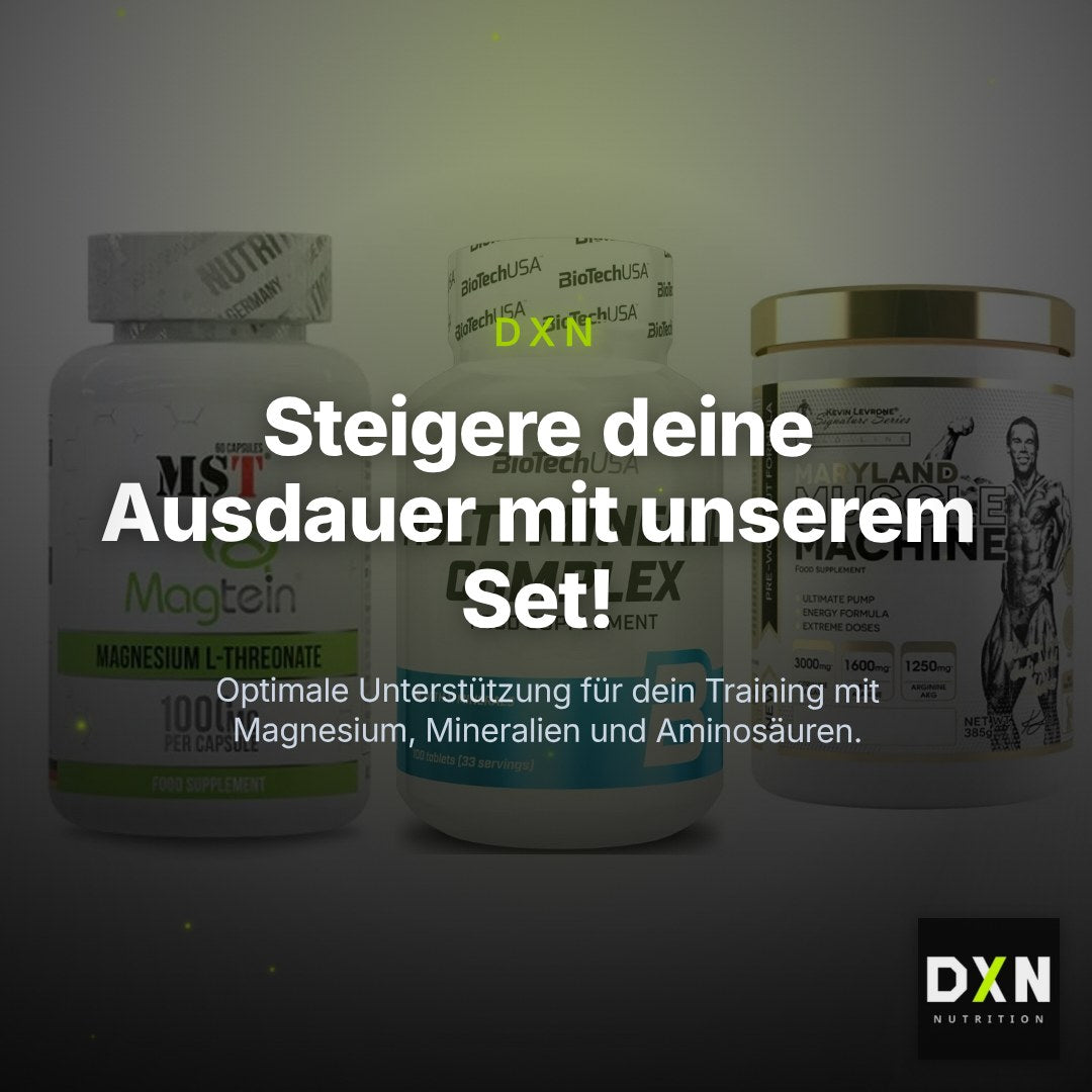 Ausdauer-Set: MST Magnesium + BioTech Multi + Kevin Levrone – Clean Showcase Plus