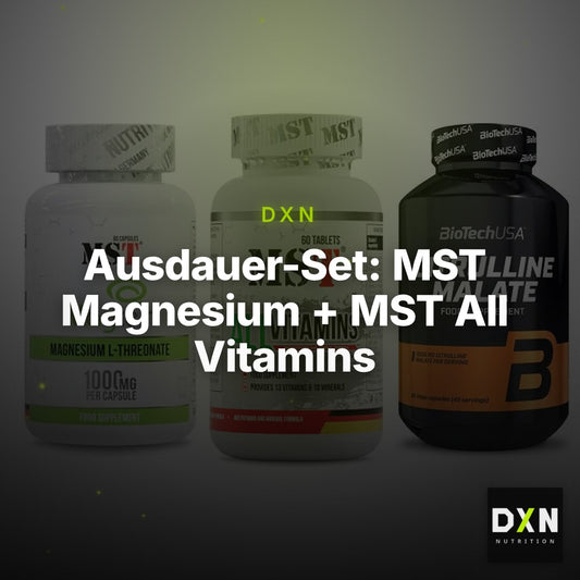 Ausdauer-Set: MST Magnesium + MST All Vitamins + BioTech Citrulli – Clean Showcase Plus