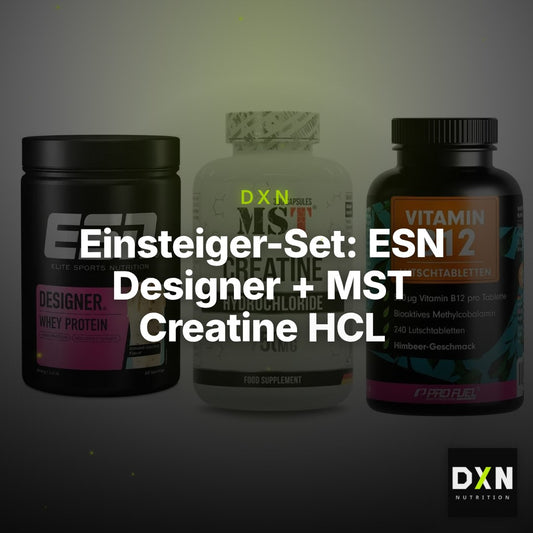 Einsteiger-Set: ESN Designer + MST Creatine HCL + ProFuel Vitamin – Clean Showcase Plus