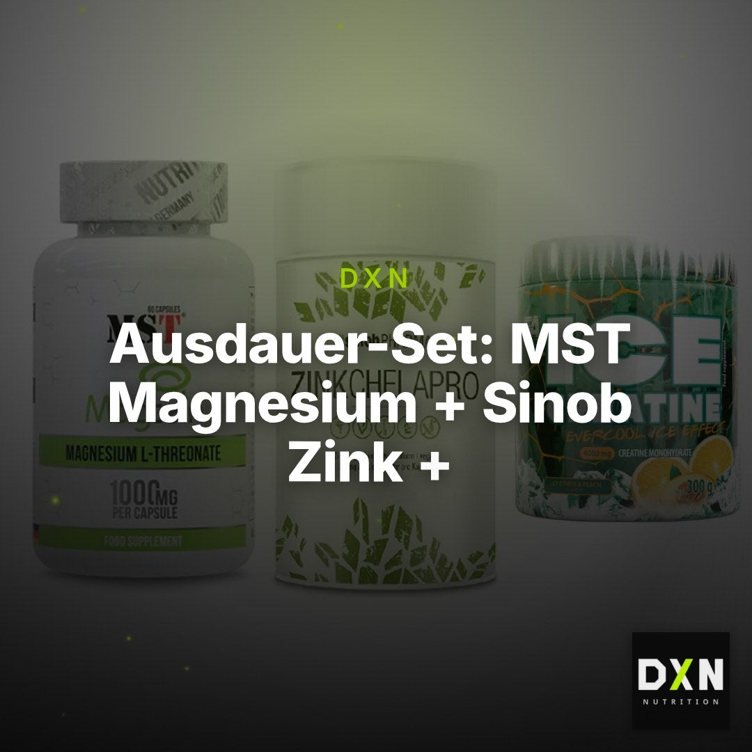 Ausdauer-Set: MST Magnesium + Sinob Zink + FA Nutrition ICE – Clean Showcase Plus
